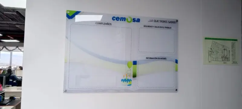 CEMOSA — Cartelera informativa